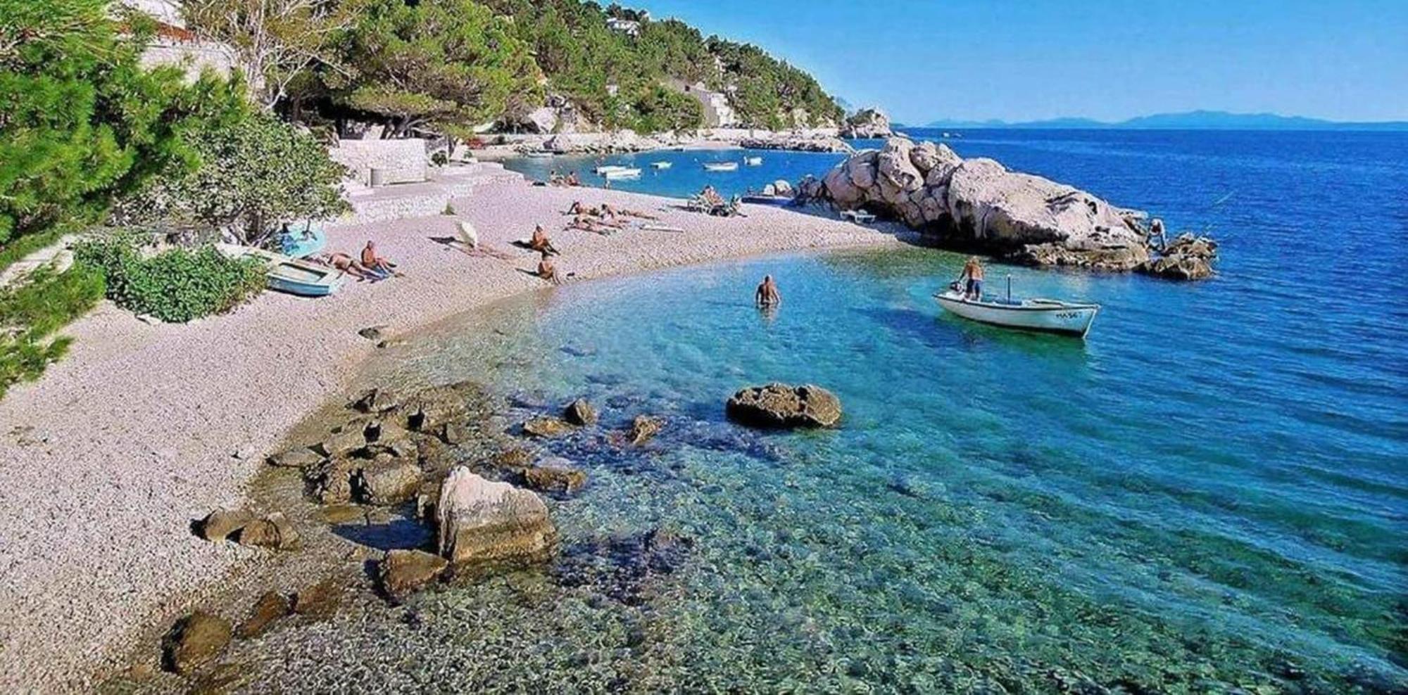 Apartments Mare - 150 M From Beach Brela Exterior foto